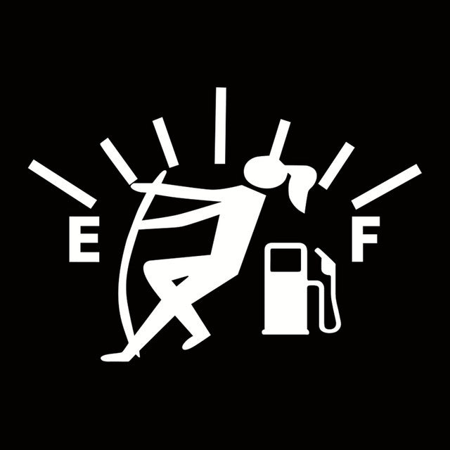 Fun Gas Tank Sticker