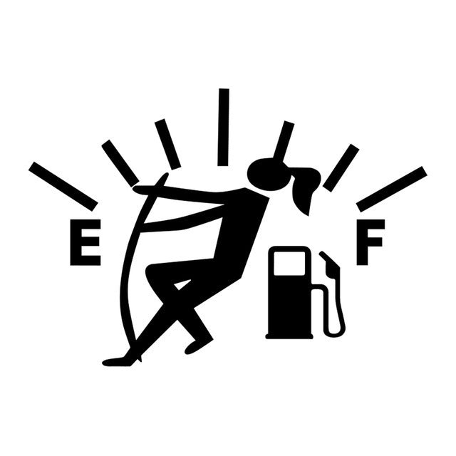 Fun Gas Tank Sticker